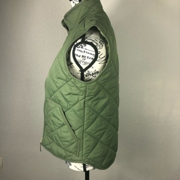 J. Crew Olive Quilted Vest - Picture 3 of 5